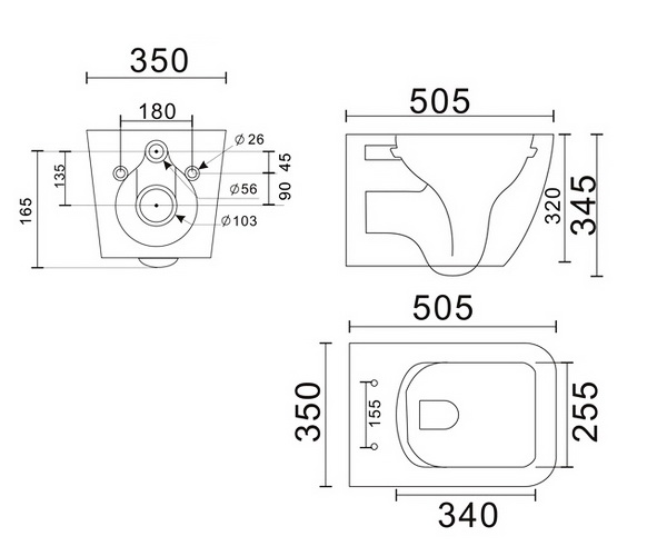 унитаз WONZON & WOGHAND RONA